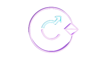 Violettes Reload-Icon mit Kreispfeilen f&uuml;r Freitags-Reload bei GambleZen