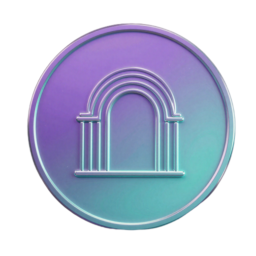 Leuchtender ZenCoin Loyalty-Token mit Zen-Bogen-Emblem im GambleZen VIP-Programm